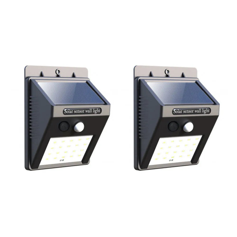 Vibe Geeks Wall Mount 20 LED Motion Sensor Solar Lights